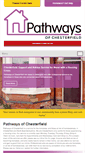 Mobile Screenshot of pathwaysofchesterfield.co.uk